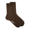 Calcetines punto liso modal hombre MARRON