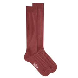 Chaussettes hautes côtelées...