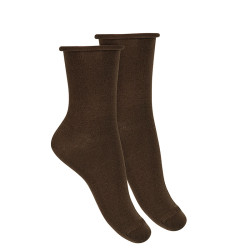 Rolled-cuff short socks for...
