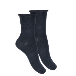Rolled-cuff short socks for...