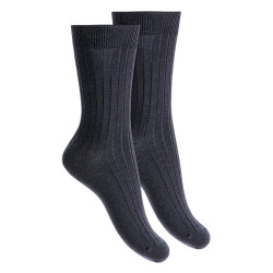 Chaussettes còtlelées femme...