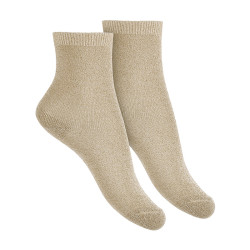 Bright short woman socks BEIGE