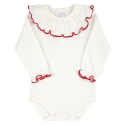 Heart embroidery body with...