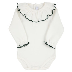 Heart embroidery body with...