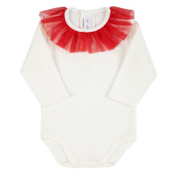 Heart embroidery body with...