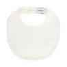 Bavoir avec dentelle aux fuseaux CREME