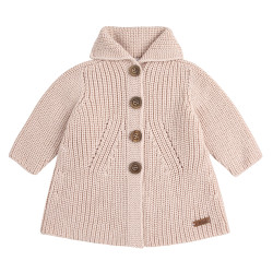 Pearl stitch short coat in...