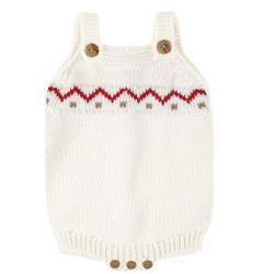 Merino wool blend romper...