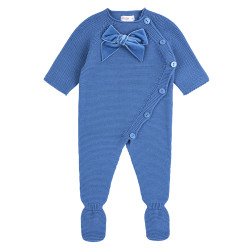 Rompersuit with velvet bow...