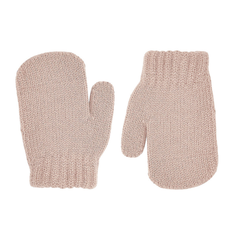 Muffole classici con pollice ROSA ANTICO