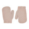 Classic one-finger mittens OLD ROSE