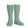 Chaussettes hautes côtelées JADE