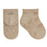 Dotted non-slip ankle socks NOUGAT