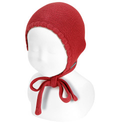 Classic garter stitch...