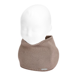 Baby garter stitch snood...
