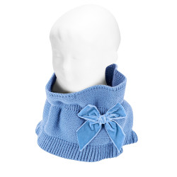 Garter stitch snood scarf...