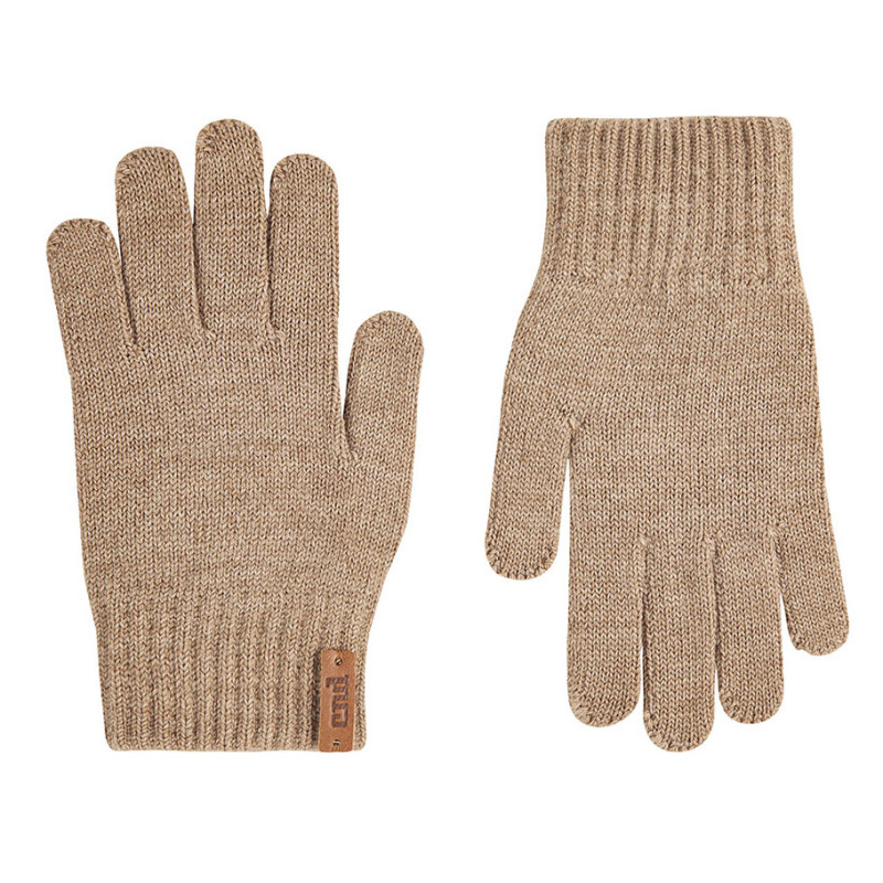 Guantes mezcla lana merino BISCUIT
