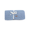 Merino blend bulky shawl AIR BLUE