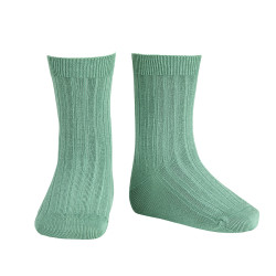 Basic rib short socks JADE