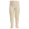 Horizontal textured tights LINEN