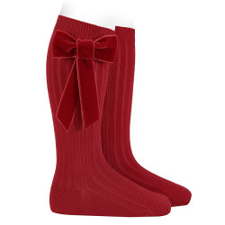 Calcetines altos con lazo...