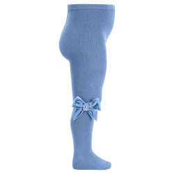 Cotton tights with side...