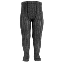 Collants côtelées en fil...
