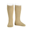 Calze lunge filo brillante a coste ROVERE