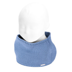 Baby garter stitch snood...