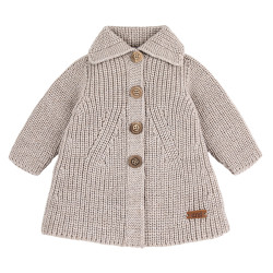Manteau court point perlé,...