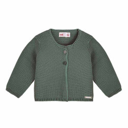 Garter stitch cardigan...
