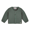 Garter stitch cardigan LICHEN GREEN