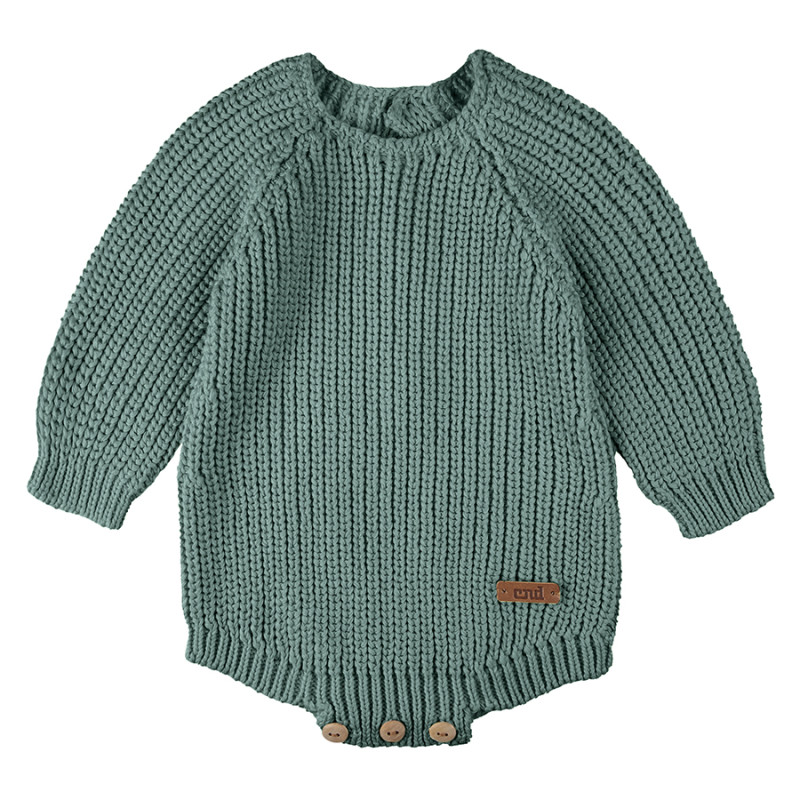 Pearl stitch body LICHEN GREEN