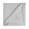 Merino wool blend link stitch shawl ALUMINIUM