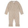 Twisted thread ribbed rompersuit LINEN