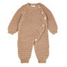 Merino blend bulky playsuit BISCUIT