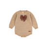 Body punto bobo con lazo vichy navidad TURRON