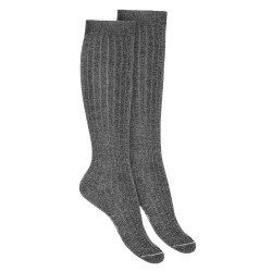Calcetines altos mujer hilo...