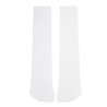 Bamboo plain stitch barefoot men socks WHITE