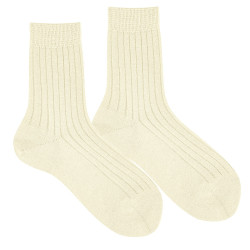 Calcetines cortos canalé...