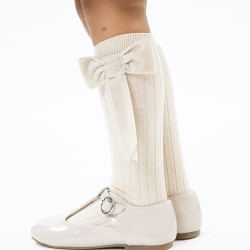Knee socks with coquette...
