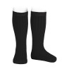 Merino wool-blend rib knee socks