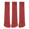 Bamboo barefoot plain stitch woman socks SANGRIA