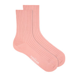 Bamboo rib woman socks