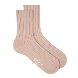 Bamboo rib woman socks