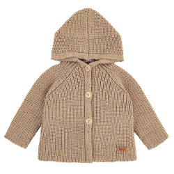 Merino wool blend hooded...