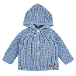Merino wool blend hooded...
