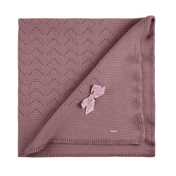Openwork garter stitch...
