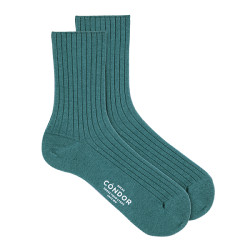 Bamboo rib woman socks
