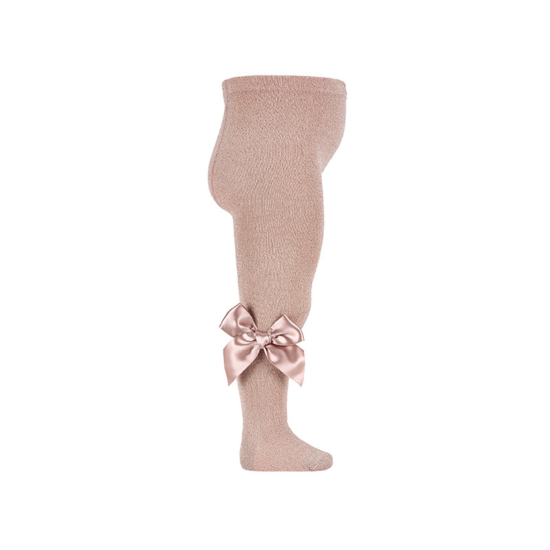 Leotards fil brillant amb llaç gran de satí ROSA VELL